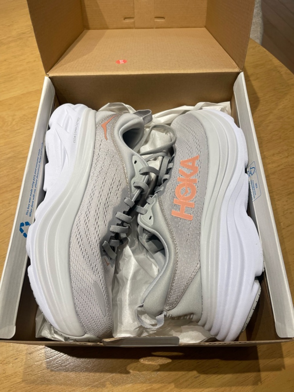 NIB Hoka Women’s Bondi 8 Harbor Mist/Lunar Rock